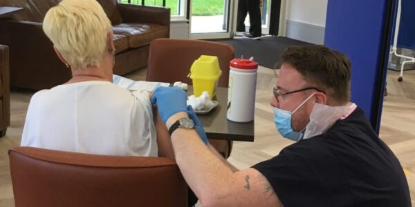 Double dose success – almost 90% of Whiteley staff and care residents fully vaccinated